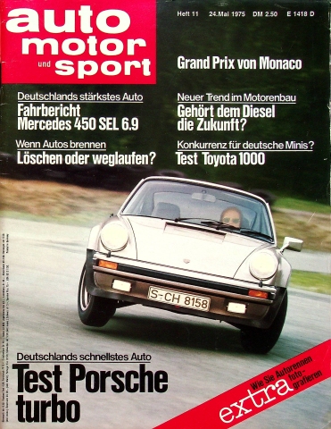 Deckblatt Auto Motor und Sport (11/1975)